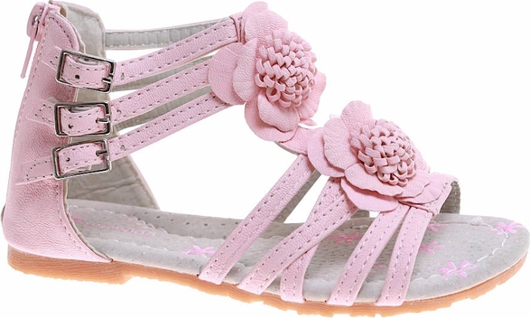 Buty dziecięce letnie Pantofelek24 dla dziewczynek na rzepy