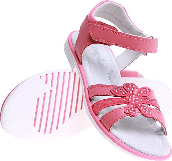 Buty dziecięce letnie Pantofelek24 na rzepy dla dziewczynek