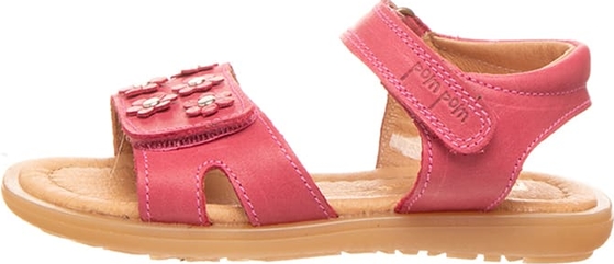 Buty dziecięce letnie Pom Pom dla dziewczynek na rzepy