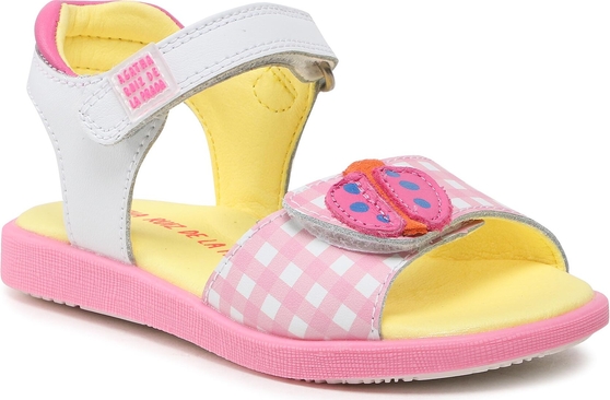 Buty dziecięce letnie Prada na rzepy dla dziewczynek