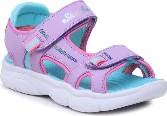 Buty dziecięce letnie Skechers na rzepy
