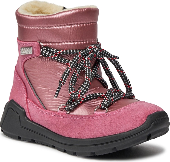 Buty dziecięce zimowe Bartek sznurowane dla dziewczynek