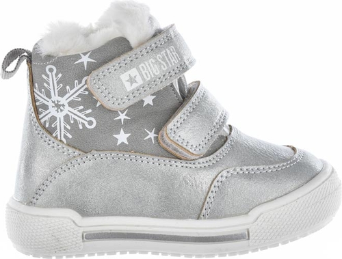 Buty dziecięce zimowe Big Star na rzepy dla dziewczynek