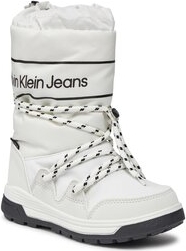 Buty dziecięce zimowe Calvin Klein z jeansu
