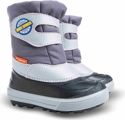 Buty dziecięce zimowe Demar na rzepy