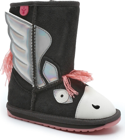 Buty dziecięce zimowe Emu Australia ze skóry