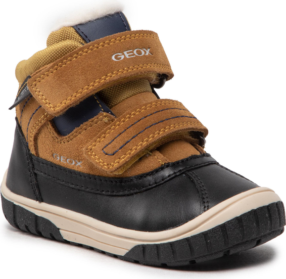 Buty dziecięce zimowe Geox ze skóry