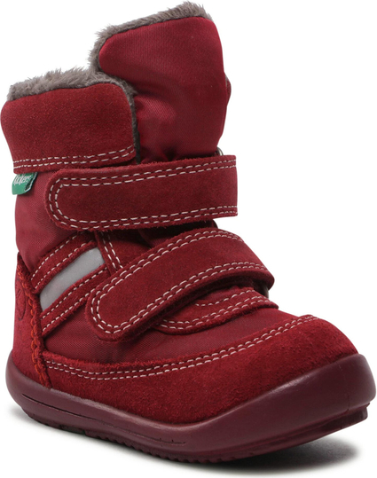 Buty dziecięce zimowe Kickers na rzepy