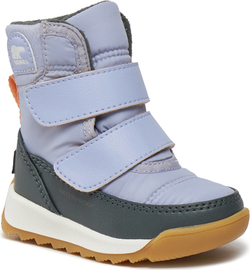 Buty dziecięce zimowe Sorel na rzepy