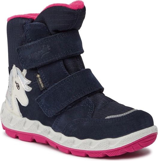 Buty dziecięce zimowe Superfit na rzepy dla dziewczynek