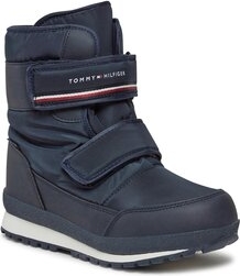Buty dziecięce zimowe Tommy Hilfiger na rzepy