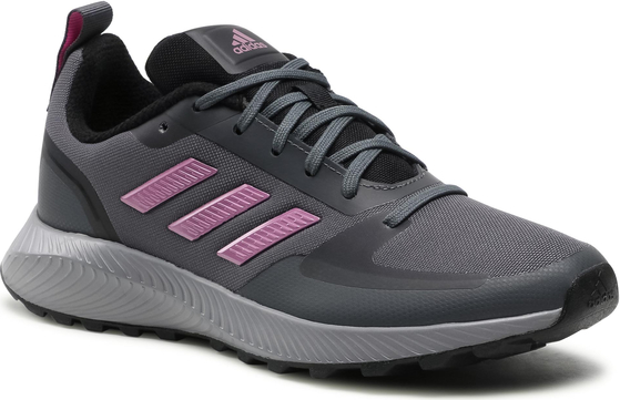 Buty sportowe Adidas sznurowane w sportowym stylu z płaską podeszwą