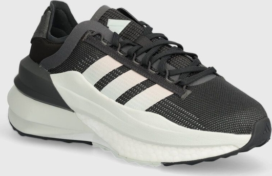 Buty sportowe Adidas w sportowym stylu na platformie sznurowane