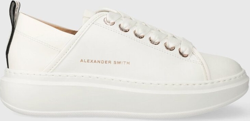 Buty sportowe Alexander Smith ze skóry sznurowane w sportowym stylu
