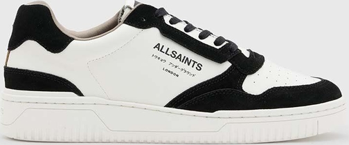 Buty sportowe AllSaints sznurowane w sportowym stylu ze skóry