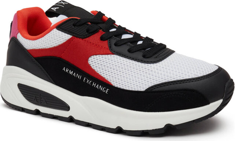 Buty sportowe Armani Exchange w sportowym stylu z tkaniny