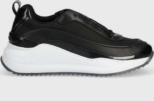 Buty sportowe Calvin Klein na platformie sznurowane