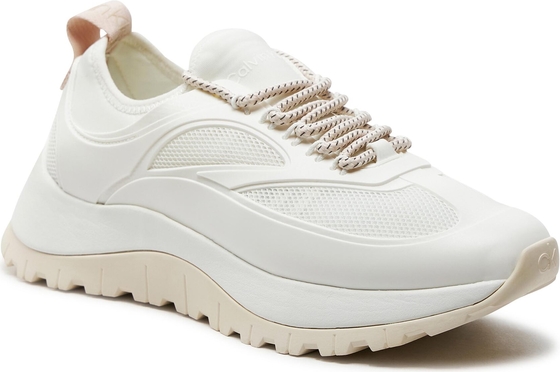 Buty sportowe Calvin Klein sznurowane na platformie