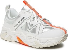 Buty sportowe Calvin Klein w sportowym stylu sznurowane