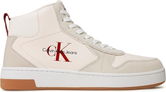 Buty sportowe Calvin Klein w sportowym stylu z płaską podeszwą