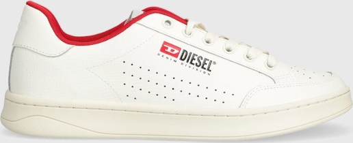 Buty sportowe Diesel ze skóry sznurowane