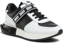 Buty sportowe DKNY na platformie sznurowane