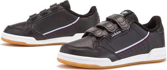 Buty sportowe dziecięce Adidas w paseczki na rzepy