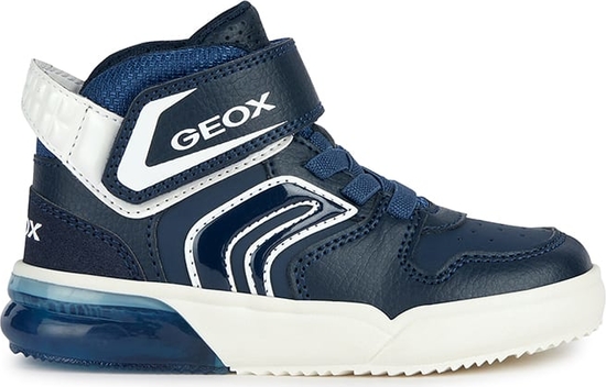 Buty sportowe dziecięce Geox z tkaniny sznurowane