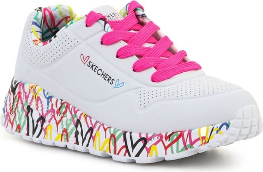 Buty sportowe dziecięce Skechers dla dziewczynek sznurowane