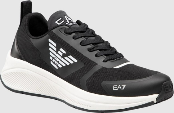 Buty sportowe Emporio Armani na platformie sznurowane