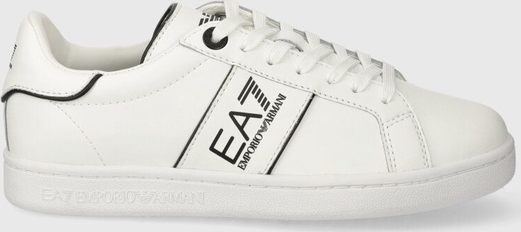 Buty sportowe Emporio Armani z płaską podeszwą sznurowane