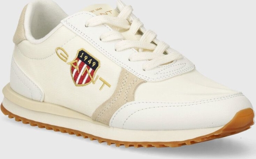 Buty sportowe Gant sznurowane w sportowym stylu z płaską podeszwą