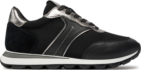 Buty sportowe Geox w sportowym stylu z płaską podeszwą