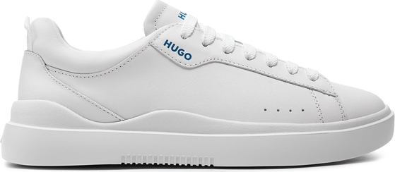 Buty sportowe Hugo Boss sznurowane z płaską podeszwą