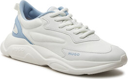Buty sportowe Hugo Boss w sportowym stylu sznurowane z płaską podeszwą