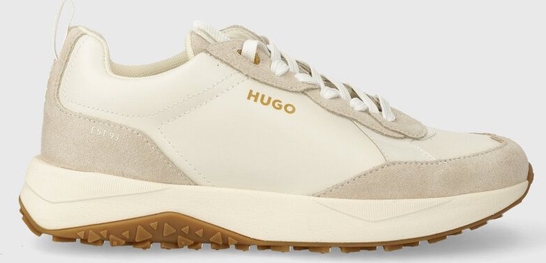Buty sportowe Hugo Boss z płaską podeszwą