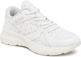 Buty sportowe Hugo Boss z płaską podeszwą sznurowane