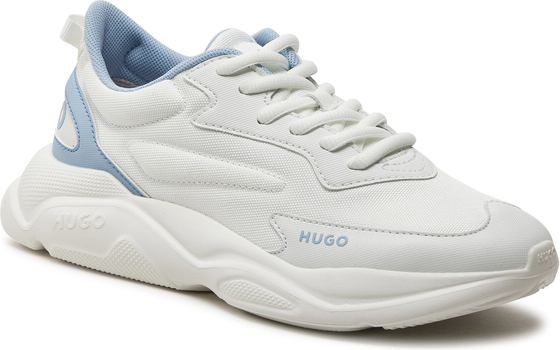 Buty sportowe Hugo Boss z płaską podeszwą w sportowym stylu
