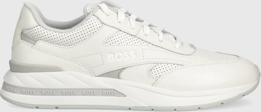 Buty sportowe Hugo Boss ze skóry w sportowym stylu