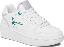 Buty sportowe Karl Kani w sportowym stylu z płaską podeszwą sznurowane