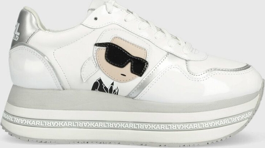 Buty sportowe Karl Lagerfeld na platformie w sportowym stylu