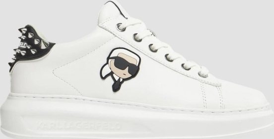 Buty sportowe Karl Lagerfeld na platformie w sportowym stylu sznurowane