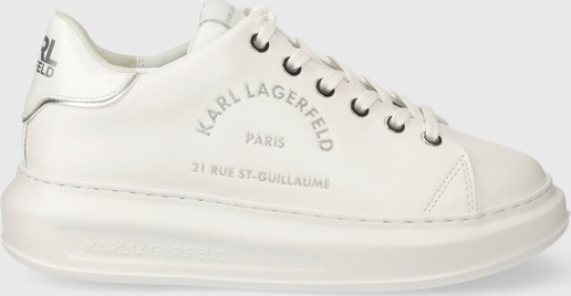 Buty sportowe Karl Lagerfeld sznurowane na platformie w sportowym stylu