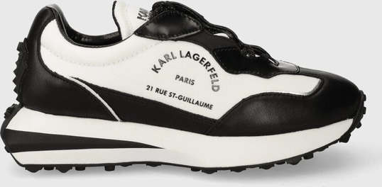 Buty sportowe Karl Lagerfeld sznurowane w sportowym stylu na platformie