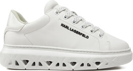 Buty sportowe Karl Lagerfeld sznurowane z płaską podeszwą w sportowym stylu