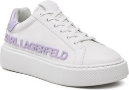 Buty sportowe Karl Lagerfeld z płaską podeszwą sznurowane