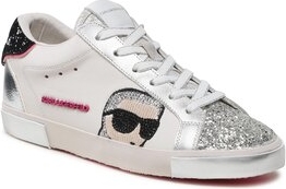 Buty sportowe Karl Lagerfeld z płaską podeszwą w sportowym stylu