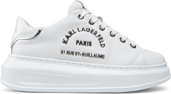 Buty sportowe Karl Lagerfeld ze skóry na platformie