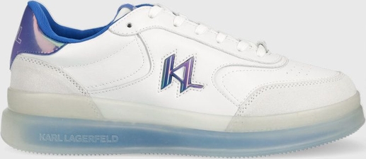 Buty sportowe Karl Lagerfeld ze skóry sznurowane