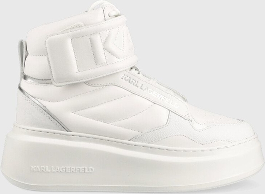 Buty sportowe Karl Lagerfeld ze skóry w sportowym stylu